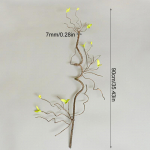 1 tk Elutruud lehtedega puuoksad Painutatavad 35 Isetegemise v&otilde;lsvars 90CM Kuivanud puu liaan Pulmad Kodukoristus Kunstlik Rotang 90*0.7mm