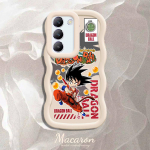 V&auml;rvitud muster Big Wave Edge pehme silikoon materjal Macaron telefoni &uuml;mbris p&otilde;rutuskindel kaitsev kummist korpus OnePlus Vivo Motorola Moto jaoks Vivo Y100 5G sinine