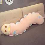 Armas Caterpillari pl&uuml;&uuml;sist m&auml;ngupadi, pikk padi kaltsunukk, kes magab voodil, &uuml;lipehme nukk 1.3 meters (with liner removable and washable)