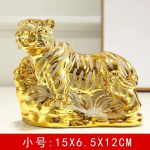 1TK Keraamiline Loom Tiiger Ornament Biooniline Loov TV-kapp Sissep&auml;&auml;s Magamistuba Kontor Laua k&auml;sit&ouml;&ouml; majapidamise kingitus