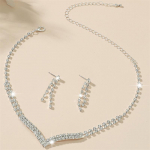 1 komplekt naiste kaelakee k&otilde;rvar&otilde;ngad, tutid, ehted, peen, elegantne ehtekomplekt igap&auml;evaseks kandmiseks 1set