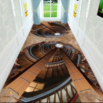 3D elutuba Ilus maastik P&otilde;randamatt Vaip Magamistuba T&auml;isvoodi voodi k&otilde;rval roomav matt diivanilaud sissep&auml;&auml;su uksematt 120*160cm