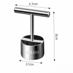 &Otilde;una-pirni s&uuml;damiku l&otilde;ikur roostevabast terasest puuvilja s&uuml;damiku eemaldaja k&ouml;&ouml;gitarvikute vidinate eraldaja S h&otilde;be