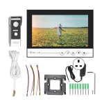 100?240V Videouksekella Komplekt K&otilde;rglahutuslik Intelligentene WIFI Intercom Uksekella S&uuml;steem