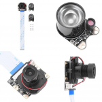 5MP Manuaalne IR-l&otilde;ikusega &Ouml;ise n&auml;gemise kaameramoodul 2 tk t&auml;itevalgusega Raspberry Pi 2B+ jaoks