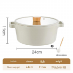 Neoflam Keraamilise mittekleepuva kattega praepann ja piimapott gaasi- ja induktsioonpliidile