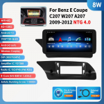 Ossuret Android 13 Autoraadio Carplay 4G Mercedes Benz E-klassile C207 W207 A207 NTG 4.0 4.5 5.0 2-ukseline Autoradio Peaseade 8W 8G 128G,AI