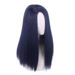 Kvaliteetne Arcane Caitlyni cosplay parukas anime tumesinine pikk sirge kuumakindel s&uuml;nteetiline juus The Sheriff of Piltover parukad One Size