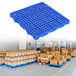 Plastic Pallet for Basement Storage Wear Resistant Easy to Stack Waterproof Grid Ventilation Floor M