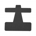 10 tk/komplekt Eelnevalt l&otilde;igatud Elastne Varbakaitse Kulumisvastane Lihasesisene Toime Plaaster Suure Varba Eversiooni Fikseerimise Tugi Spordi Sideteip must