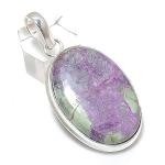 Purpurite Handmade 925 Sterling Silver Jewelry Pendant 2.25 y4u34