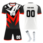 Isikup&auml;rastatud s&auml;rkide komplekt Meeste t&uuml;drukute nimenumbriga Kohandatud jalgpalli kampsunid poistele Treeningkost&uuml;&uuml;m 16