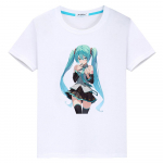 t-s&auml;rk lastele poisile 10aastane Hatsune Miku tr&uuml;kiga Kawaii 100% puuvill anime l&uuml;hikeste varrukatega t-s&auml;rk y2k v&auml;ikelapse t&uuml;druku riided lasteriided 130