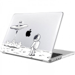 Kaitsekate MacBook Air 15 jaoks - BOOLING - M5 M4 M3 M2 - Libisemisvastane - Kaugeltulnuka disain - &Uuml;li&otilde;huke valge