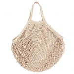 Vegetable Hanging Bag Reusable See-through Hollow Out Large Capacity Kitchen Ginger Ginger Long beež