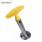 1 tk roostevabast terasest lihtsasti kasutatav ananassikoorija tarvikud ananassi viilutajad puuviljanuga l&otilde;ikur s&uuml;damiku viilutaja k&ouml;&ouml;git&ouml;&ouml;riistad