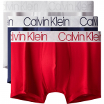 Calvin Klein Pilkup&uuml;&uuml;dev Žakaar Mugavad Liibuvad H&otilde;&otilde;rumisvastased Bokserid 3-pakk Meeste Aluspesu NP2213O-5R7 M