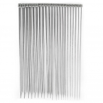 Roostevaba terasest kudumisn&otilde;el DIY heegeln&otilde;elad &uuml;hekordse otsaga t&ouml;&ouml;riistakomplekt kampsuni salli jaoks valge