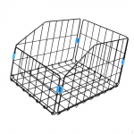 Bike Rear Basket Bicycle Rack Premium Easy to Install Foldable Lightweight Iron