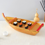 Sushi paadi serveerimisalus, puidust korduvkasutatav kuju Jaapani sile sashimi hoidja, sissekolimise kingitus