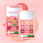 AMUSE x Hello Kitty Limited Lip & Cheek Palette &ndash; K-Beauty Exclusive 01 Peach Coral