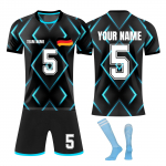 Isikup&auml;rastatud s&auml;rkide komplekt Meeste t&uuml;drukute nimenumbriga Kohandatud jalgpalli kampsunid poistele Treeningkost&uuml;&uuml;m 26