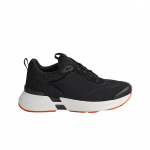 Hermes Heros Tossud Tehniline Kootud Suede Kitse Nahk & Must Valge 42.5