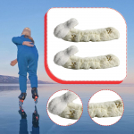 Ice Skating Covers Skate Guards Stuffed Bunny Shaped Cartoon Practical Protection 14 inch for