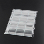 9/12 Grids Klassikaline plastikust m&uuml;ndihoidja lehtede hoiukogu rahaalbumi &uuml;mbris 12-Grids