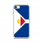 Coque T&eacute;lephone Drapeau Saint-Martin (Antillid fran&ccedil;aises) - iPhone 8