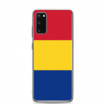 Coque T&eacute;l&eacute;phone &ndash; Samsung &ndash; Galaxy S20 Plus &ndash; Drapeau Roumanie &ndash; Supp &ndash; Mitmev&auml;rviline