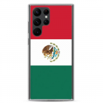 Coque T&eacute;l&eacute;phone &ndash; Samsung &ndash; Galaxy S23 Ultra &ndash; Drapeau Mexique &ndash; Souple &ndash; mitmev&auml;rviline