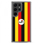Coque T&eacute;l&eacute;phone &ndash; Samsung &ndash; Galaxy S23 &ndash; Drapeau Ouganda &ndash; Supp &ndash; Mitmev&auml;rviline