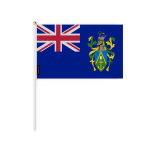 Drapeau &ndash; &Icirc;les Pitcairn &ndash; 30 x 45 cm &ndash; pol&uuml;esterresistant &ndash; L&eacute;ger &ndash; Mulje rekto/verso