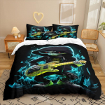 Animatsioonisari 3D digitaaltr&uuml;kk Kolmeosaline voodipesukomplekt Voodilina Tekikott 90 * 200 two-piece set