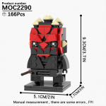 MOOXI Brickheadzed Space Wars Filmi Figuurimudel Jedi Tormis&otilde;dur Robot Ehitusklotside Komplekt DIY Klotsid Lastele Montessori M&auml;nguasjad