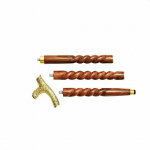 Antiikstiilis Viktoriaanlik Vanaaegne Disainer Messingist K&auml;epidemega Kepp Puidust Jalutuskepp M aero