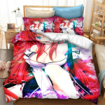 Anime High School DxD 2_3 tk Voodipesukomplekt Tekikott Magamistoa Tekikatted &Uuml;heinimese Twin Kingi Suurused Tekikate Kodutekstiilid EU single(135x200cm)