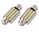 Phoenix Auto LED Toavalgus, 2 tk komplekt (Valge 3014), /27SMD, 3 adapterit, ruumivalgusti white valge
