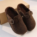 Suede Naiste Balleriinad Puuvillased Sussid L&uuml;hike Pl&uuml;&uuml;s Disainer Pandlaga Vabaaja Muulad Kingad 2025 Trend K&otilde;ndimine Soojad Talvised Lume Saapad Naised 40