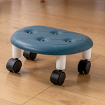 Kaasaskantav minirataste taburet Multifunktsionaalne veeretav taburet raskeveokitega mugav rihmarattaga minitool istmega 360 p&ouml;&ouml;rlev