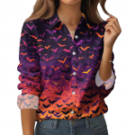 Naiste s&auml;rgipluus Prindiga n&ouml;&ouml;biga pikkade varrukatega vabaaja tavaline s&auml;rgikraega tavaline topp L