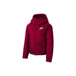 Nike Logo Prinditud T&auml;htedega Spordikihiline Soe Puuvillane Jakk Naiste Jakk Punane CJ7579-677 XS