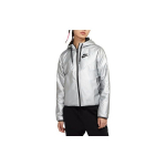 Nike S&uuml;nteetilise t&auml;idisega Windrunner Kapuutsiga Kirjatr&uuml;kiga Vabaaja Jakk Naiste jakid Metallik-H&otilde;bedane Must CJ2262-095 XS