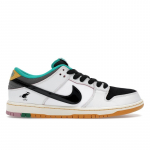 Meeste CSEF x Nike Dunk Low SB Valge L&auml;bipaistev Smaragd Unisex Tossud Summit-White Must Raudhall HJ4132-100 36