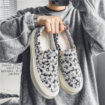 Moodne meesterahva kingatr&uuml;kiga madalad slip-on mokassiinid Meeste vabaajajalatsid Mugavad Uued Tulemused Matkamine Legitiimne Soodustus T&auml;iskasvanute M&uuml;&uuml;k Tennised 39
