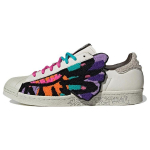 Adidas Originals Han Meilin X Superstar 80S Kukk Nahast Madalad Tossud Unisex Tossud Valge Must Roosa ID4386 36⅔