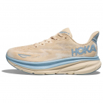 Hoka One One Clifton 9 Mugavad Mitmek&uuml;lgsed Libisemiskindlad Vastupidavad Madalad Vabaajajooksukingad Meeste toss Beige 1127895-OKLB 44.5