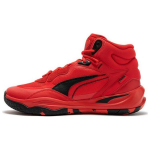 Puma Playmaker Pro Mid Moodsad Mitmek&uuml;lgsed Libisemiskindlad Kulumiskindlad Hingavad K&otilde;rge s&auml;&auml;rega Korvpallijalatsid Meeste toss Punane Must 377902-05 47