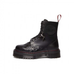 dr. Martens Warner Bros. X Jadoni seeria nahast &uuml;marotsalised paeladega mugavad mitmek&uuml;lgsed l&uuml;hikesed Martin saapad unisex saapad must punane 31749001 36